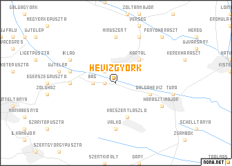 map of Hévizgyörk