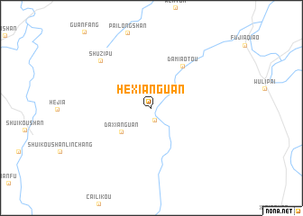 map of Hexianguan