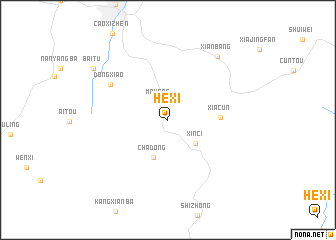 map of Hexi