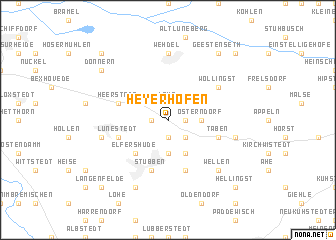 map of Heyerhöfen