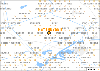 map of Heythuysen