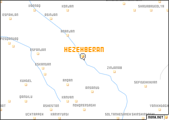 map of Hezehberān