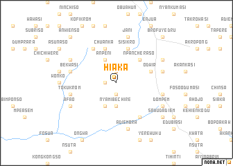 map of Hiaka