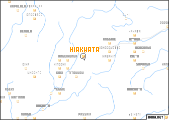 map of Hiakwata