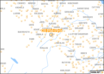map of Hibunawon