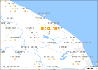 map of Hickling