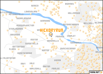 map of Hickory Run