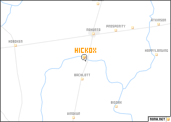 map of Hickox