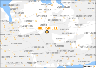 map of Hicksville