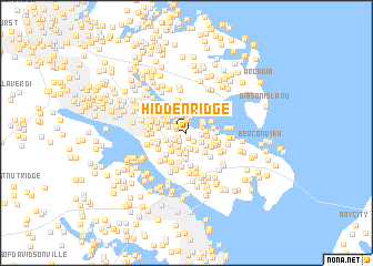 map of Hidden Ridge