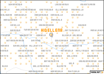 map of Hidellena