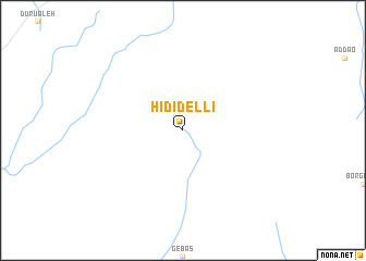 map of Hididelli