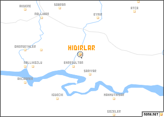 map of Hıdırlar