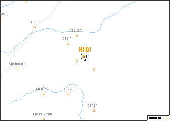 map of Hīdī