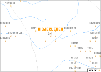 map of Hidjer Lében