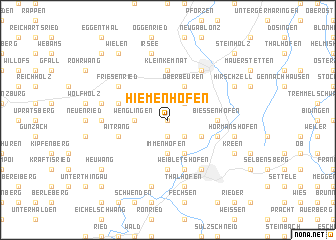 map of Hiemenhofen