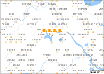 map of Hiền Lương