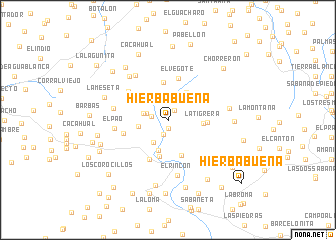 map of Hierbabuena