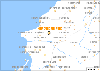 map of Hierbabuena