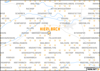 map of Hierlbach