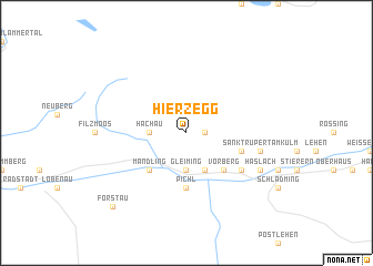 map of Hierzegg