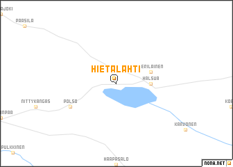 map of Hietalahti
