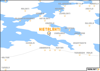 map of Hietalahti