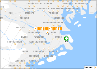 map of Higashi-kamata