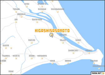 map of Higashisasamoto
