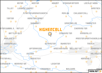 map of High Ercall