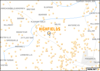 map of Highfields