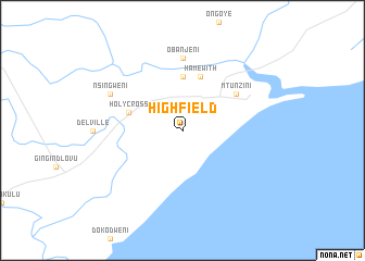 map of Highfield