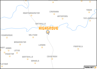 map of Highgrove