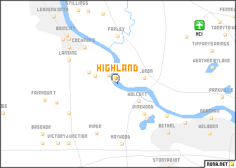 map of Highland