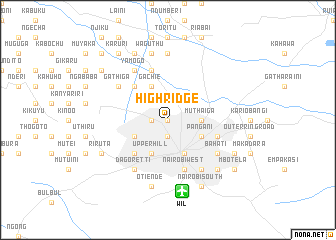 map of Highridge