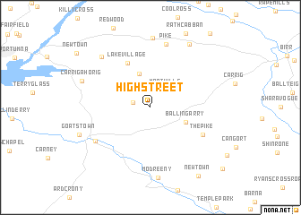 map of High Street