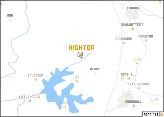 map of Hightop