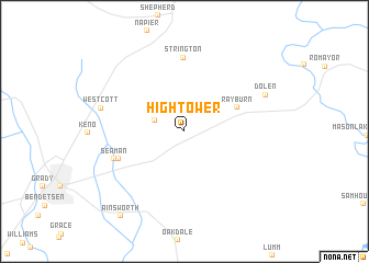 map of Hightower