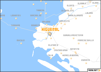 map of Higueral