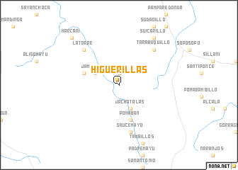 map of Higuerillas