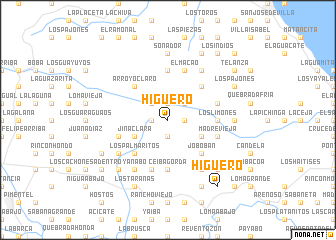 map of Higüero