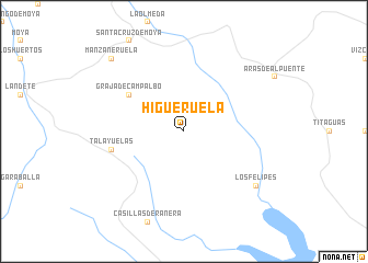 map of Higueruela