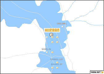 map of Hiiraan