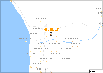 map of Hijalla