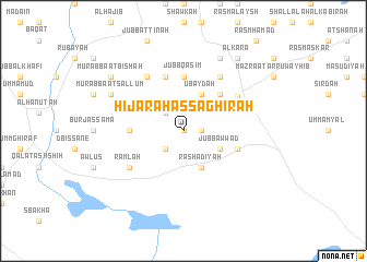 map of Ḩijārah aş Şaghīrah