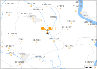 map of Hîjdieni