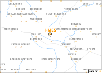 map of Hijes