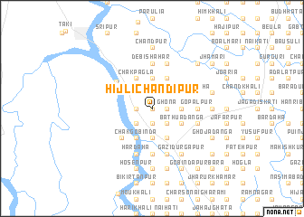 map of Hijli Chandipur