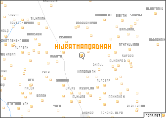 map of Hijrat Manqadhah