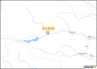 map of Hikawa
